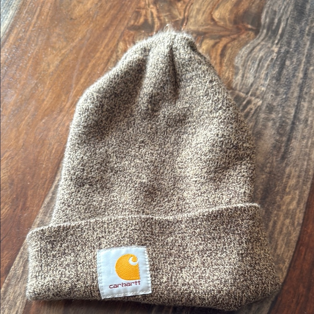 Carhartt Brown Knit Beanie